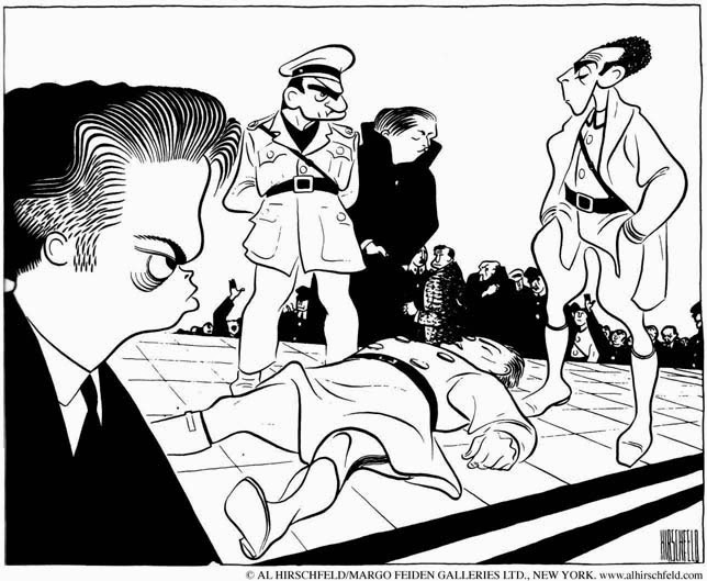 Al Hirschenfeld illustrates Orson Welles