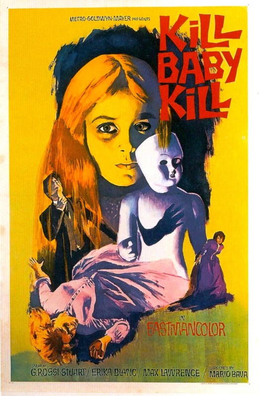 1960s Vintage Movie 1966 Poster KILL BABY KILL