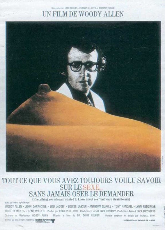 French poster for 'Everything You Always Wanted to Know About Sex * But Were Afraid to Ask'