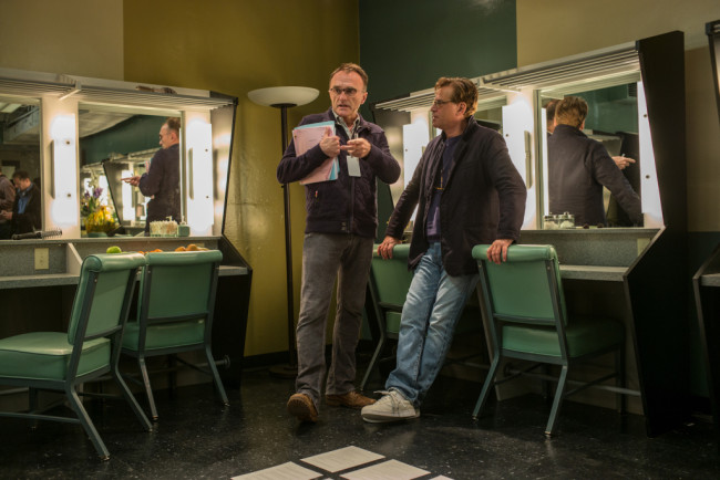 Director Danny Boyle and screenwriter Aaron Sorkin.