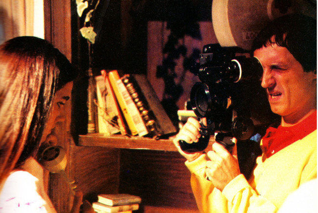 Jennifer Connelly & Dario Argento filming 'Phenomena' (1985).